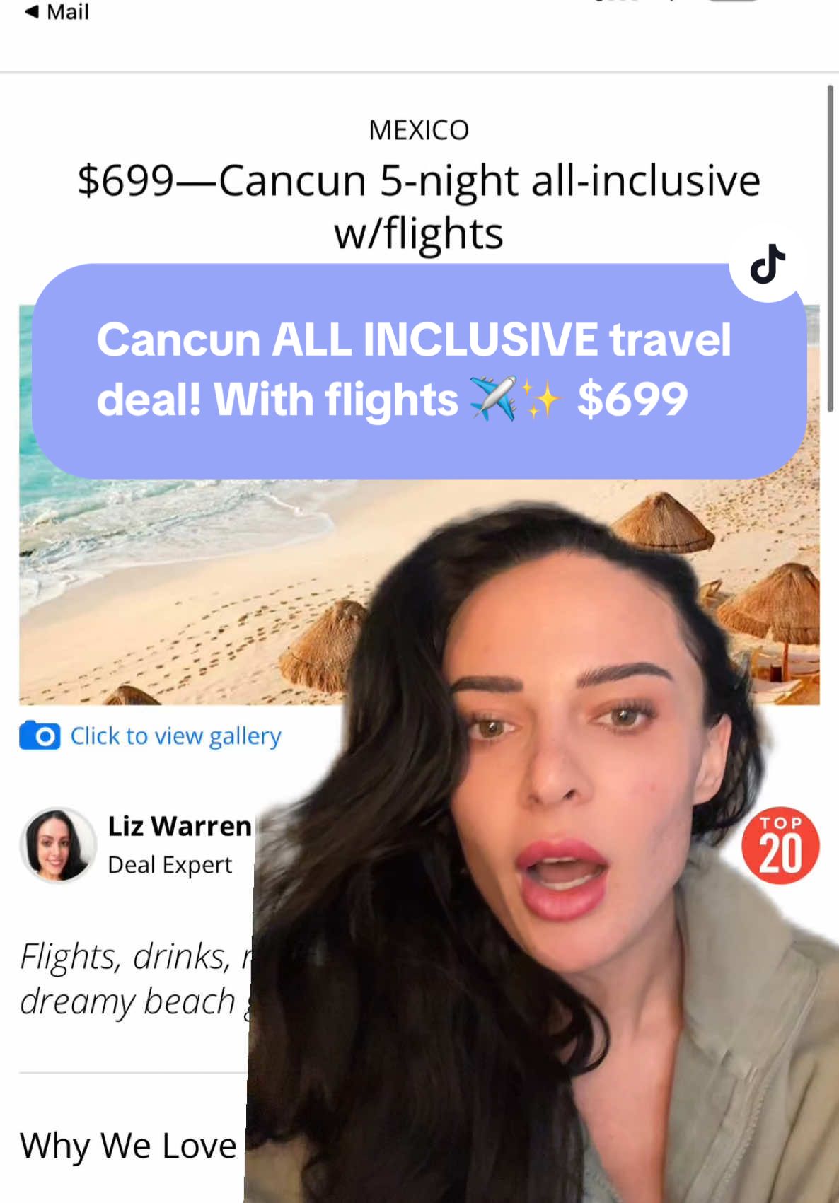 This Cancun travel deal is insanely affordable! It is at an all inclusive resort with flights included for $699!! Send this to a friend who’s coming with you✈️✨ #traveltiktok #budgetravel #cheaptravel #traveltok #allinclusive #allinclusiveresort #cancun #cancunvacation #cancunresort #traveldeal #traveltuesday #traveltuesday✈️🌎 #traveldeals #traveldealplug 