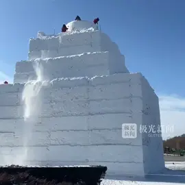 #Harbin, NE #China, built a 20m #snowman, about the height of a 7-story building, using 4,000 cubic meters of snow!