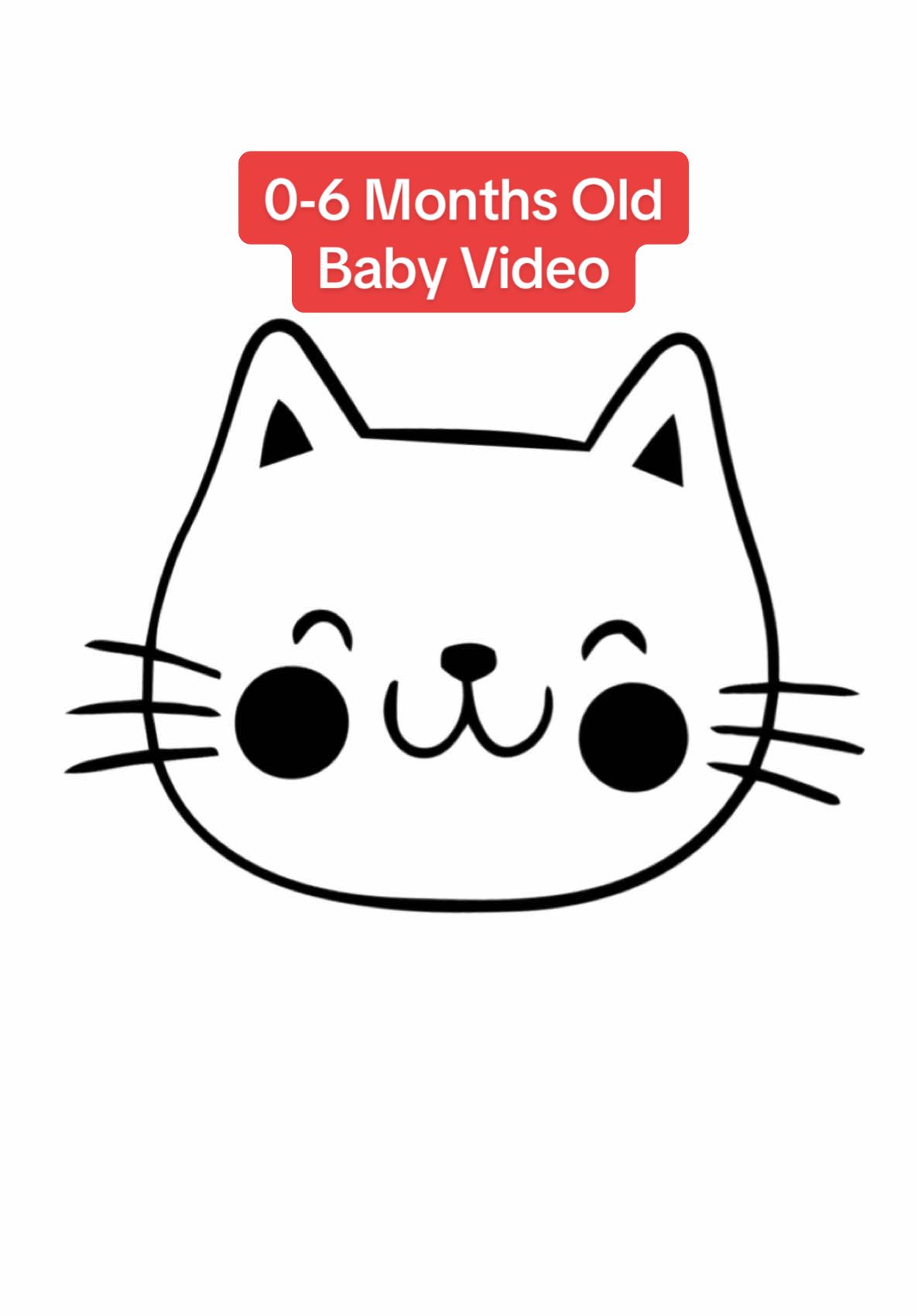 High Contrast video for Baby videos for babies 0-6 Months Old ✨🐣 #sensory #baby #babiesoftiktok #newborn #新生児 