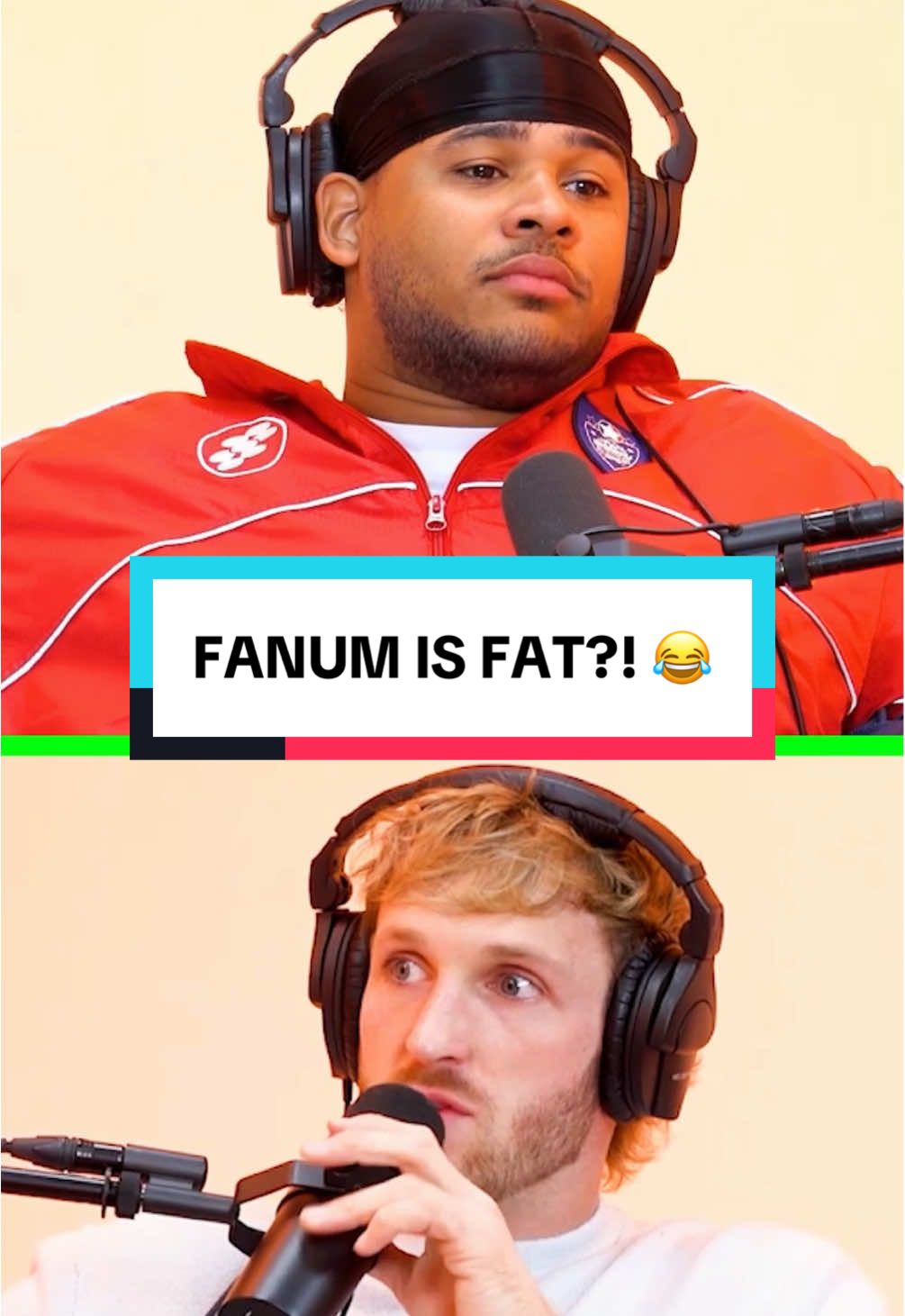 😂 LOGAN PAUL CALLS FANUM FAT?! 😬 #loganpaul #mikemajlak #fanum #fanumtax #comedy #funny #fat #johncena #WWE #impaulsive @Logan Paul @heybigmike @Fanum 