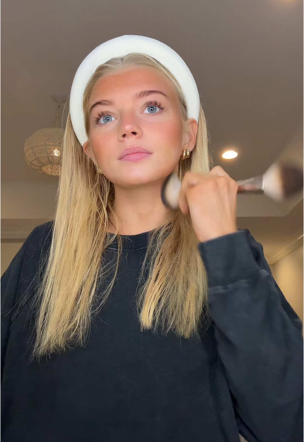 grwm for school😌 i like this headband thing from @Ogee Luxury Organics🫶🏼@Rare Beauty @Saie @makeupbymario @DIBSBEAUTY @elfcosmetics @Anastasia Beverly Hills @NYX Professional Makeup 