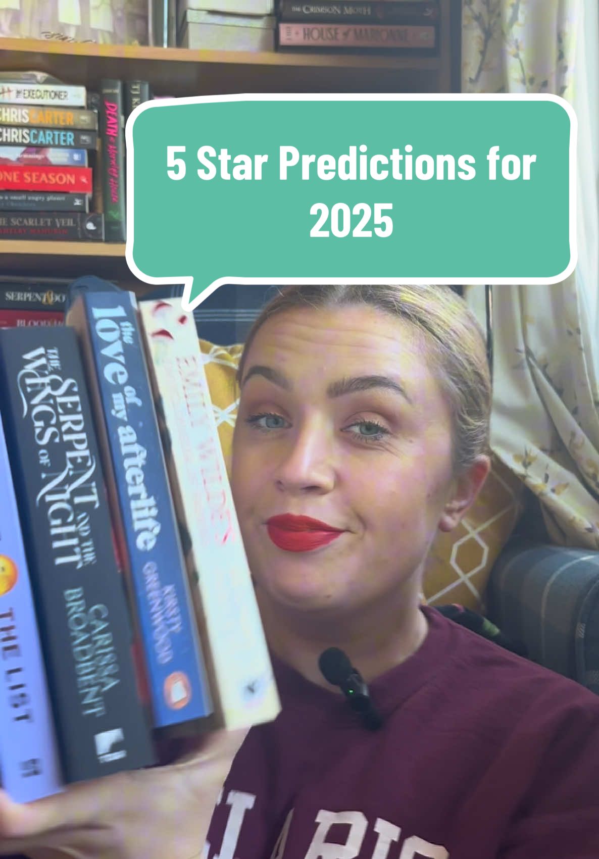 Five star predictions for the New Year! #BookTok #bookworm #fyp #booktoker #readersoftiktok #bookblogger #thrillerbooks #romancebooks #serpentandthewingsofnight 