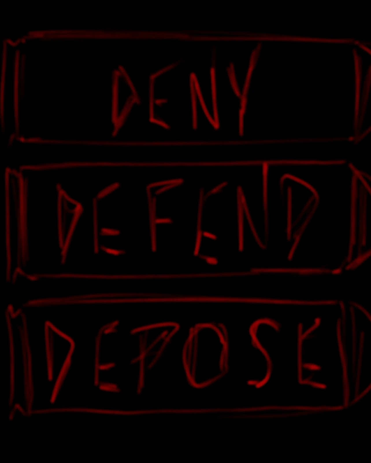 DENY DEFEND AND DEPOSE #animation #procreate 