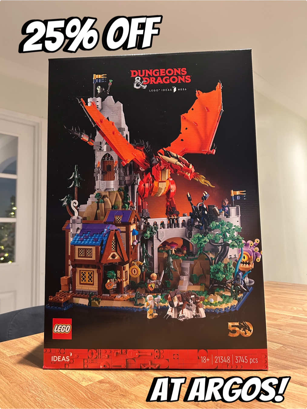 I only called into Sainsbury’s today for some groceries 😂 Not a set I’d planned on picking up this year, but the deal was too good to pass up on. Awesome box condition for Argos, they’re getting much better. #lego #legoinvesting #legodeal #argo #dungeonsanddragons #dungeon #dungeons #dandd #legotik #legotiktok #legotiktoker 