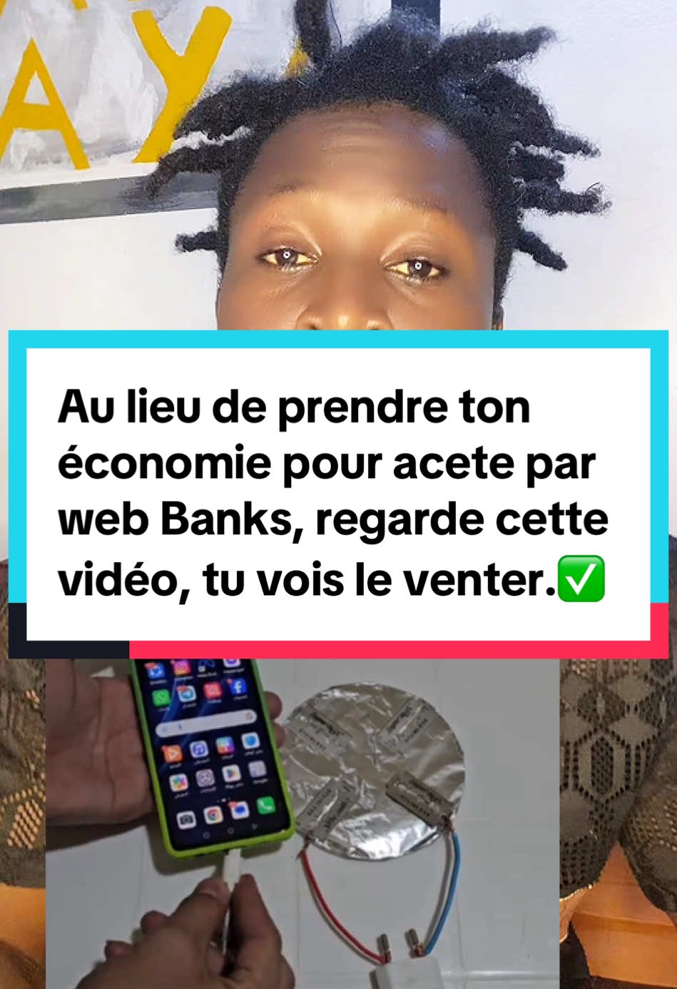 Au lieu de prendre ton économie pour acete par web Banks, regarde cette vidéo, tu vois le venter.#dios #viralvideo #respect #v #pourtoi 