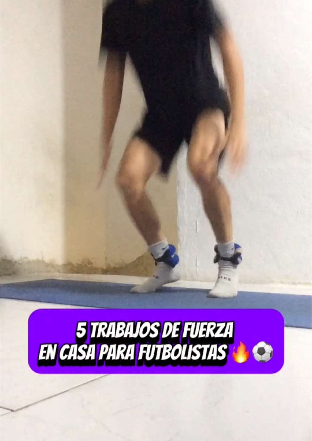 5 Trabajos De Fuerza En Casa Para Futbolistas #futbol⚽️ #futbolista #entrenamiento #trainig  #fuerza #futboltiktok 