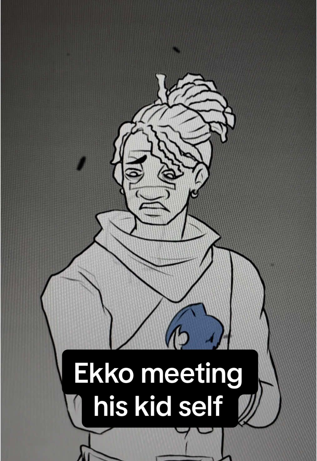 Considering how Ekko can time travel, I wonder if this kind of storyline could be explored in the future ⏱️💔 #ekko #arcane #arcaneleagueoflegends #arcaneedit #arcaneseason2 #ekkoarcane #powder #jinx #jinxarcane #timebomb #ekkojinx #doodle #fanart 