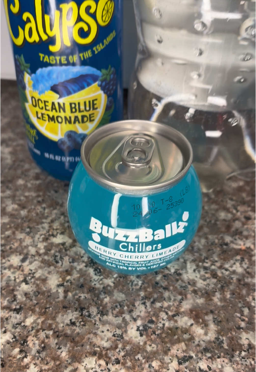 Blue Buzzball Mixed Drink - Highly Recommend! #buzzballs #cocktails #girlycocktails #cocktailsathome #bluebuzzball #fyp #drinking #drinkingtiktok #drinkingbuddies 