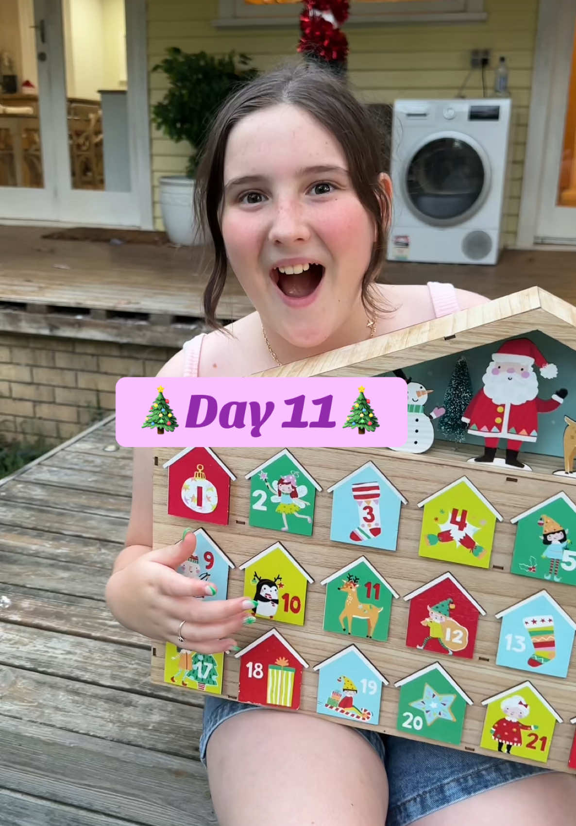 Aliyah open her Advent Calendar  DAY 11 #adventcalendar #christmascountdown #christmas2024 #openinggifts #aliyah #aussiefamily 