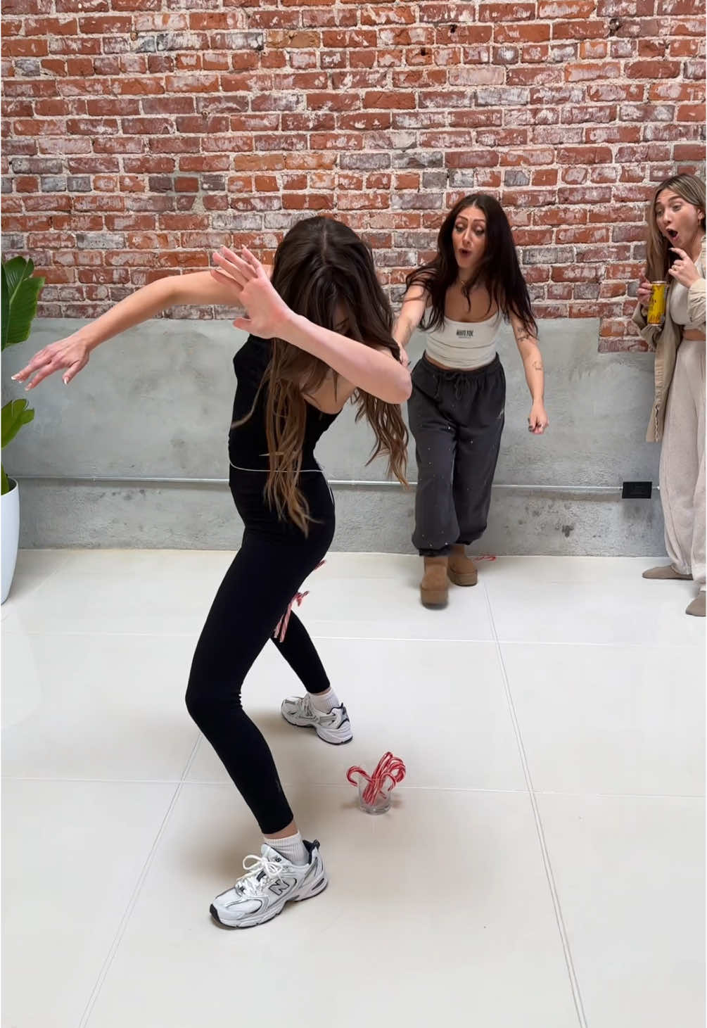 We did the candy cane challenge in the office during our holiday party. This went a lot better in our heads 🤣@CAIT @Marina Vidinovski @doritoteeth 