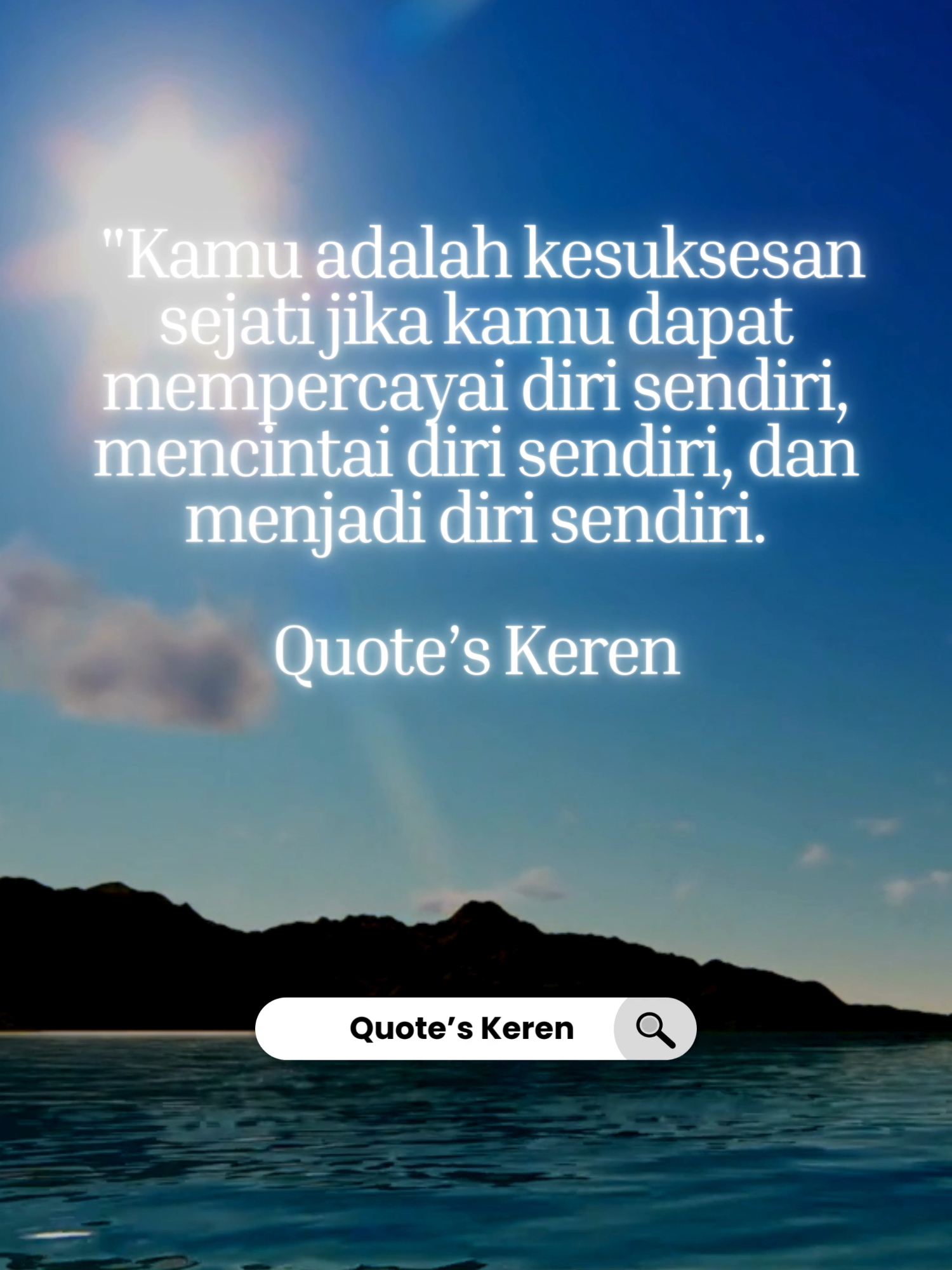 Kamu adalah kesuksesan sejati jika kamu dapat mempercayai diri sendiri, mencintai diri sendiri, dan menjadi diri sendiri. #fypage #fyppppppppppppppppppppppp #viralvideo #viraltiktok #dress #tuhan #viral #quoteskeren #quotes #world #indonesia #english #untukmu #cintaku #cicakdidinding #just4fun #korek #alquran #kucinta #fyp