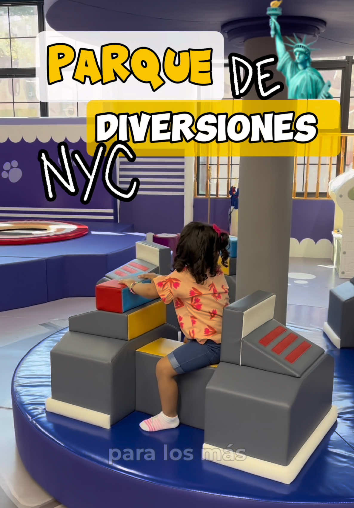 Si vas a de vacaciones no puedes dejar de venir 😍😍😍#parquedeniños #nyc #newyork #nuevayork #parque #niños #paratii #fyp 