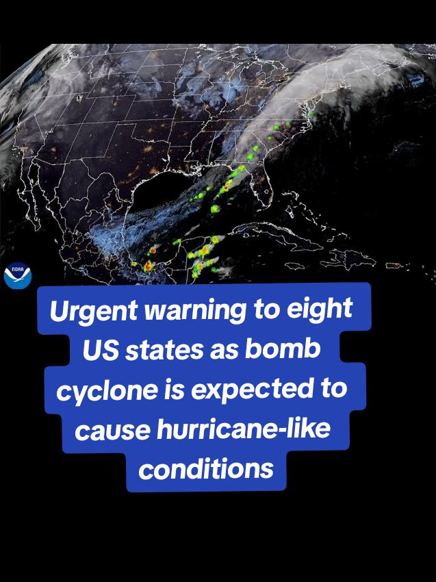 Urgent warning to eight US states as #bombcyclone is expected to cause  hurricane-like conditions The heavily populated metro areas of Philadelphia, New York City, Boston, Providence, Rhode Island, and Hartford, Connecticut could see significant urban and small stream flooding,  The risk for significant flooding will be further amplified across the higher elevations of Vermont, New Hampshire and Maine where there is a considerable snowpack of several inches on the ground,