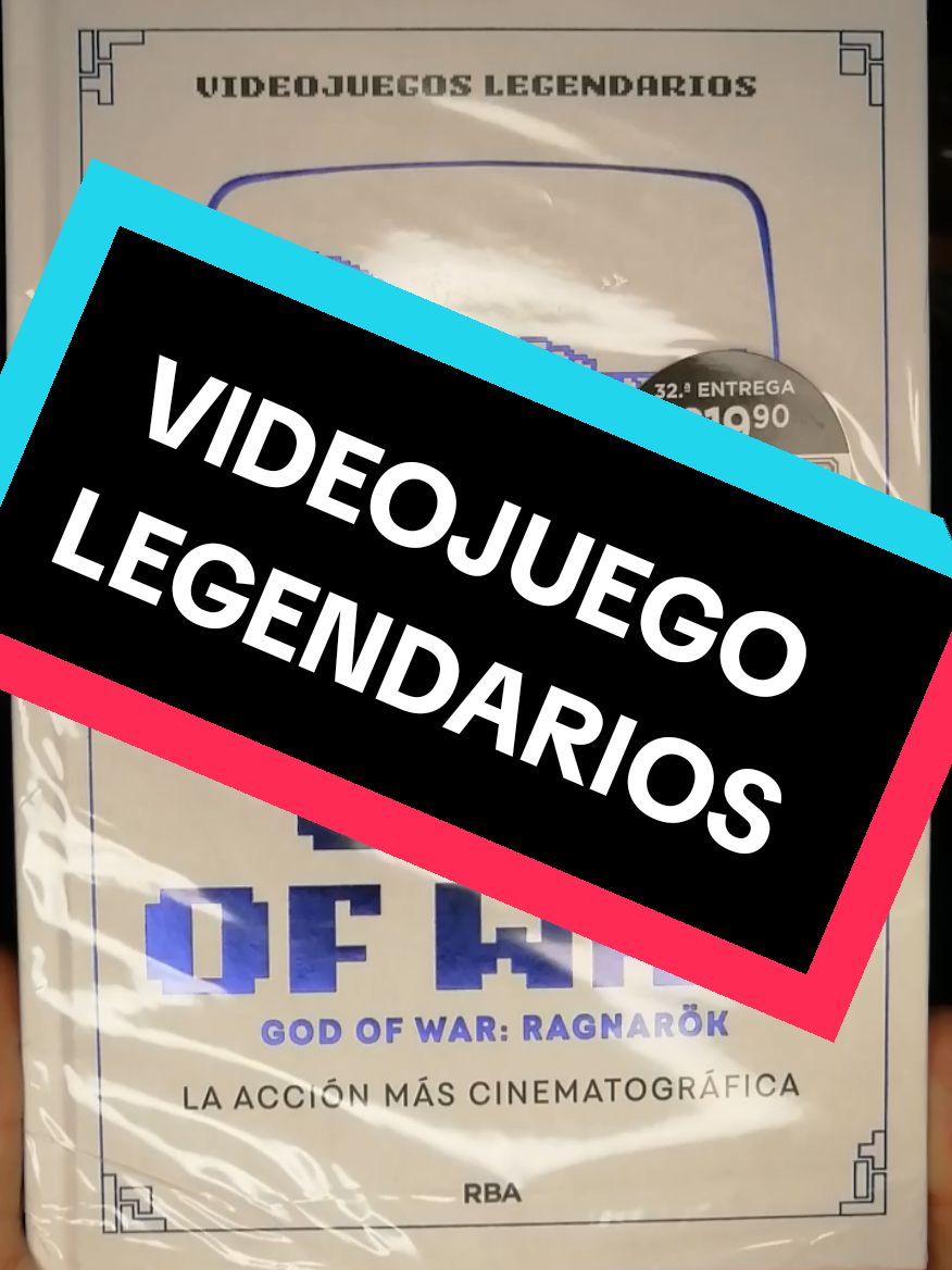 God of war ragnarok es el número 32 de los libros de videojuegos legendarios #coleccioneros #RBA #videojuegoslegendarios #chavorruco #gamer #godofwar #ragnarok @PlayStation @Sony 