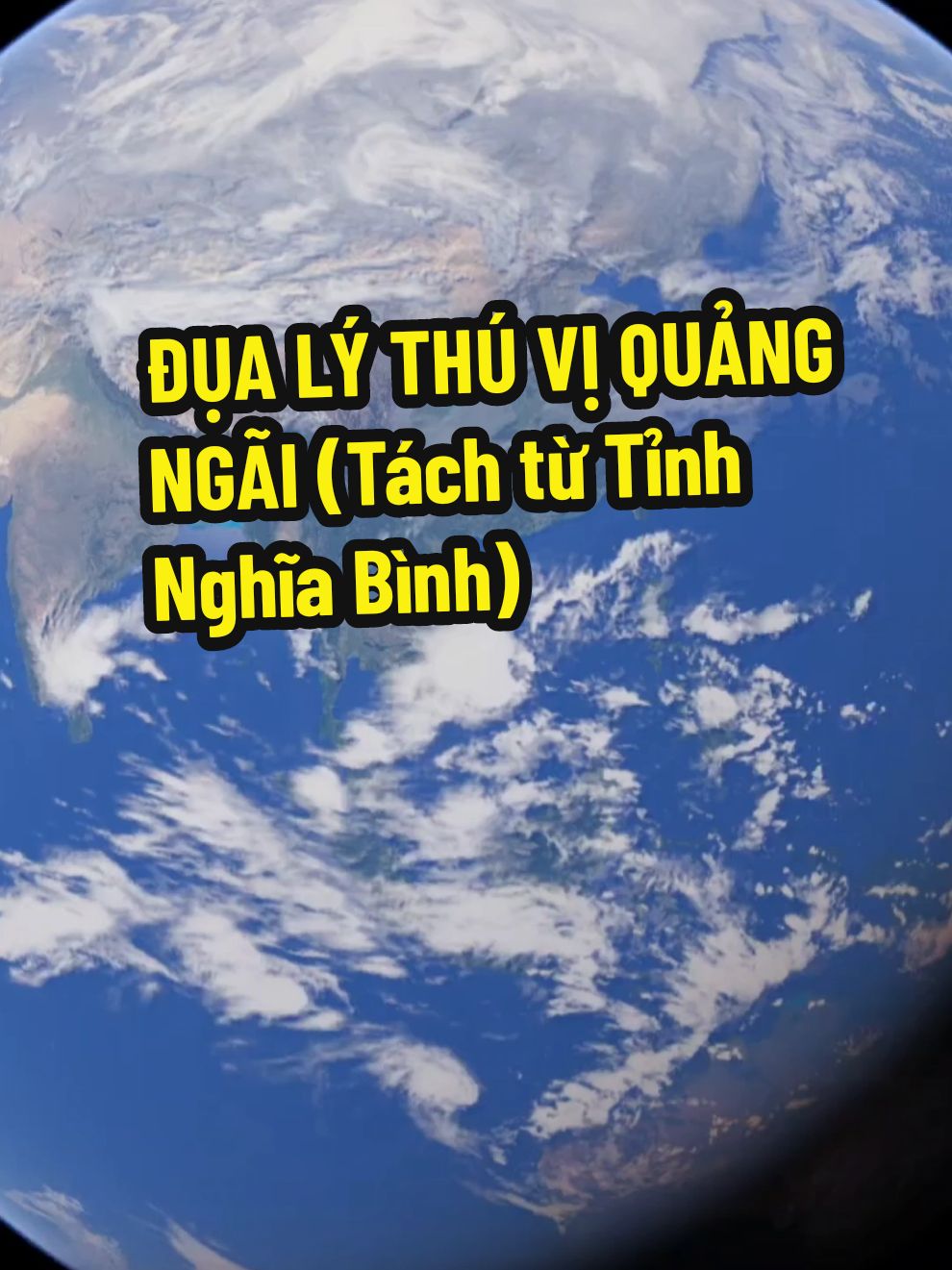 Địa lý thú vị Quảng Ngãi. Quảng Ngãi là tỉnh ở Miền Trung, có diện tích 5.155 km² và dân số khoảng 1.3 triệu người, chủ yếu là người Kinh, Hre, Cor và Xơ Đăng; Tỉnh Quảng Ngãi tái lập vào ngày 1/7/1989 trên cơ sở tách tỉnh Nghĩa Bình thành 2 tỉnh là Quảng Ngãi và Bình Định do đó mà ca khúc Đi Tìm Câu Hát Lý Thương Nhau của nhạc sĩ An Vĩnh viết cũng liên quan đến Quảng Ngãi. Quảng Ngãi giáp Quảng Nam, Kon Tum, Gia Lai, Bình Định và Biển Đông, có 1 thành phố là Quảng Ngãi, 1 thị xã là Đức Phổ và 11 huyện. Biển số xe Quảng Ngãi là 76 và mã vùng điện thoại là 0255.  Quảng Ngãi nằm trong vùng kinh tế trọng điểm miền Trung có Dung Quất là nhà máy lọc dầu đầu tiên của Việt Nam. Tỉnh có khu kinh tế Dung Quất và các khu công nghiệp như: Quảng Phú, Tịnh Phong, KCN VSIP Quảng Ngãi vân vân và các Cụm công nghiệp, làng nghề. Định hướng đến năm 2030, sẽ phát triển 10 khu công nghiệp, thành phố Quảng Ngãi lên đô thị loại 1 và phấn đấu đưa huyện Bình Sơn lên thị xã. Quảng Ngãi cũng có quy hoạch một sân bay tiềm năng ở Đảo Lý Sơn.  Nói đến Quảng Ngãi không thể không nhắc đến sự kiện Thảm sát Mỹ Lai hay thảm sát Sơn Mỹ ở huyện Sơn Tịnh ngày 16 tháng 3 năm 1968 do Lục quân Hoa Kỳ gây ra khiến 504 dân thường thiệt mạng và nhiều người bị thương. Ngày nay, Quảng Ngãi có nhiều địa điểm du lịch như đảo Lý Sơn, Biển Mỹ Khê, Biển Sa Huỳnh, Cầu Cổ Luỹ, Thác Trắng Minh Long, Thành cổ Châu Sa, Thành cổ Quảng Ngãi. Các đặc sản như: Tỏi Lý Sơn, Kẹo gương, Don Quảng Ngãi, Ram bắp, bánh bó, Cúm núm Sa Huỳnh, bánh nổ...  Các danh nhân ở Quảng Ngãi như tướng Nguyễn Chánh, Phạm Kiệt, Trần Văn Trà, nhà thơ Tế Hanh, nhạc sĩ Trương Quang Lục... Điều thú vị là quê hương của Hải đội Hoàng Sa chính là ở đảo Lý Sơn, Quảng Ngãi nên hai người con đất Quảng Ngãi là Phạm Quang Ảnh và Phạm Hữu Nhật được đặt tên cho hai hòn đảo ở quần đảo Hoàng Sa là đảo Quang Ảnh và đảo Hữu Nhật.  Bạn có biết điều gì thú vị khác vê Quảng Ngãi không? #dialythuvi #quabgngai 