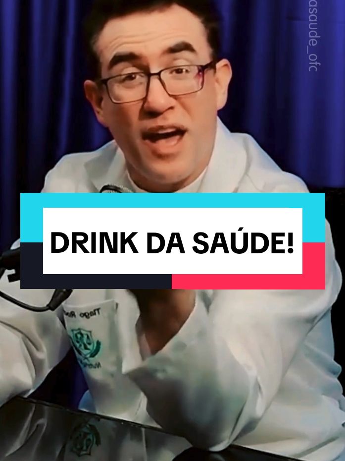 DRINK da SAÚDE!  ▶️ Dr. Tiago Rocha no PODCAST DO MOSQUITO EP 24! #saude #saudavel #shotmatinal #alimentacaosaudavel 