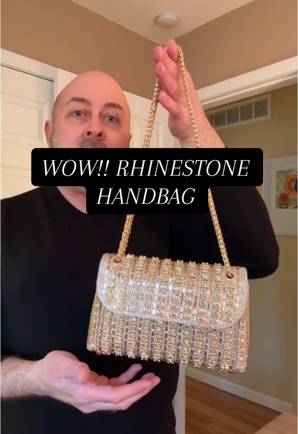 OMG this rhinestone handbag is exquisite!!! ##purse##rhinestonepurse##handbag##nyeoutfit##holidayoutfit##giftsforher