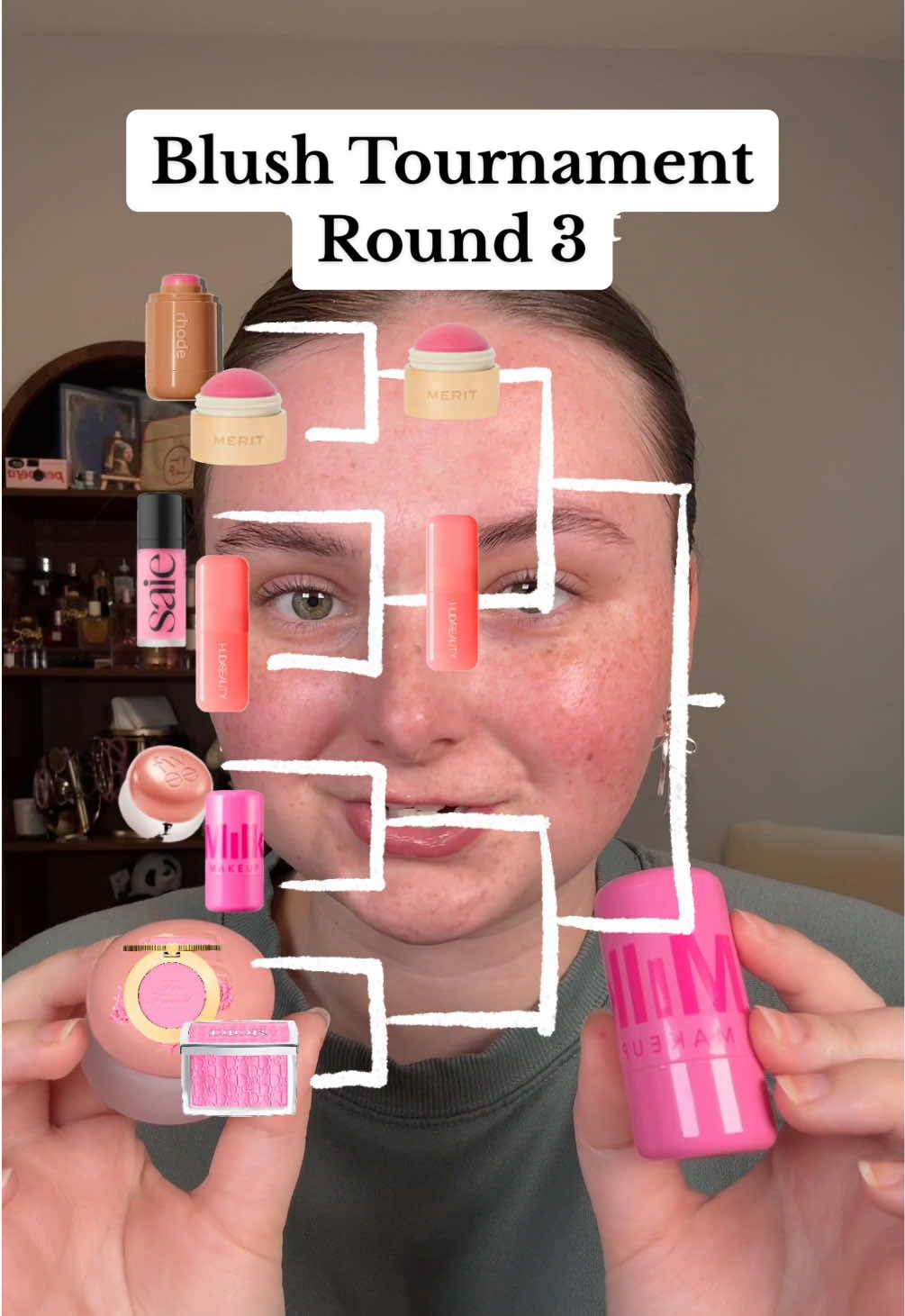 VOTE: @fwee vs @milkmakeup #babypinkblush #blushcomparison #makeuptournament #makeupcompetition #makeupcomparison #pinkblush #fweepuddingpot #milkjellytint 