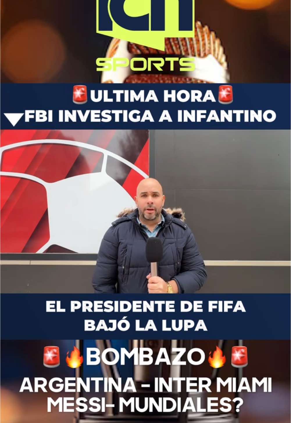 #ultimahora El presidente de la #fifa Gianni #infantino estaría siendo objeto de una nueva investigación a cargo esta vez del #FBI por negociaciones corruptas en temas de copas del mundo y adjudicaciones de plazas entre otros detalles. #ultimomomento #bombazo #argentina #messi #mundial #intermiami #miami #usa #españa @ICN.SPORTS @icndigital.hn 