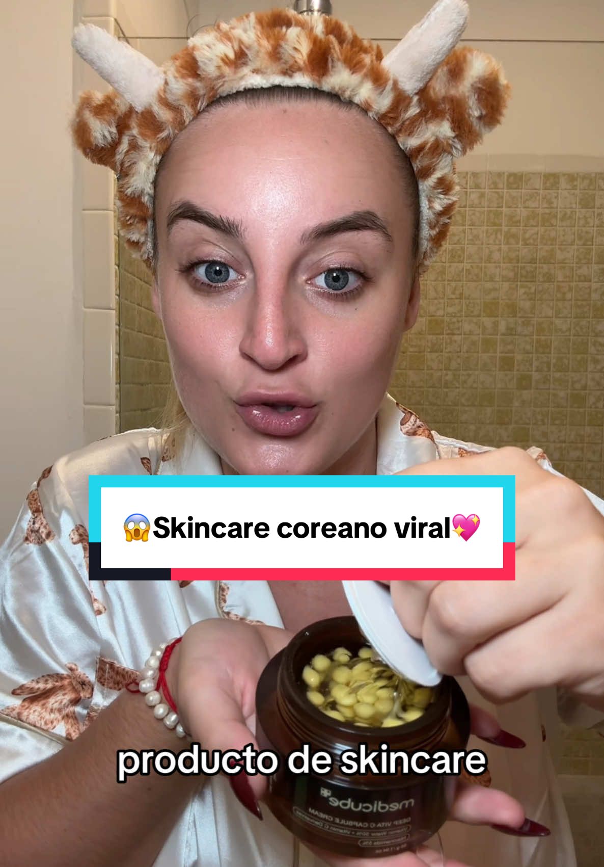 😱El producto de skincare coreano MÁS VIRAL del momento🧴 medicube boba cream💖 con @Bloom Nutrition #bloompartner 