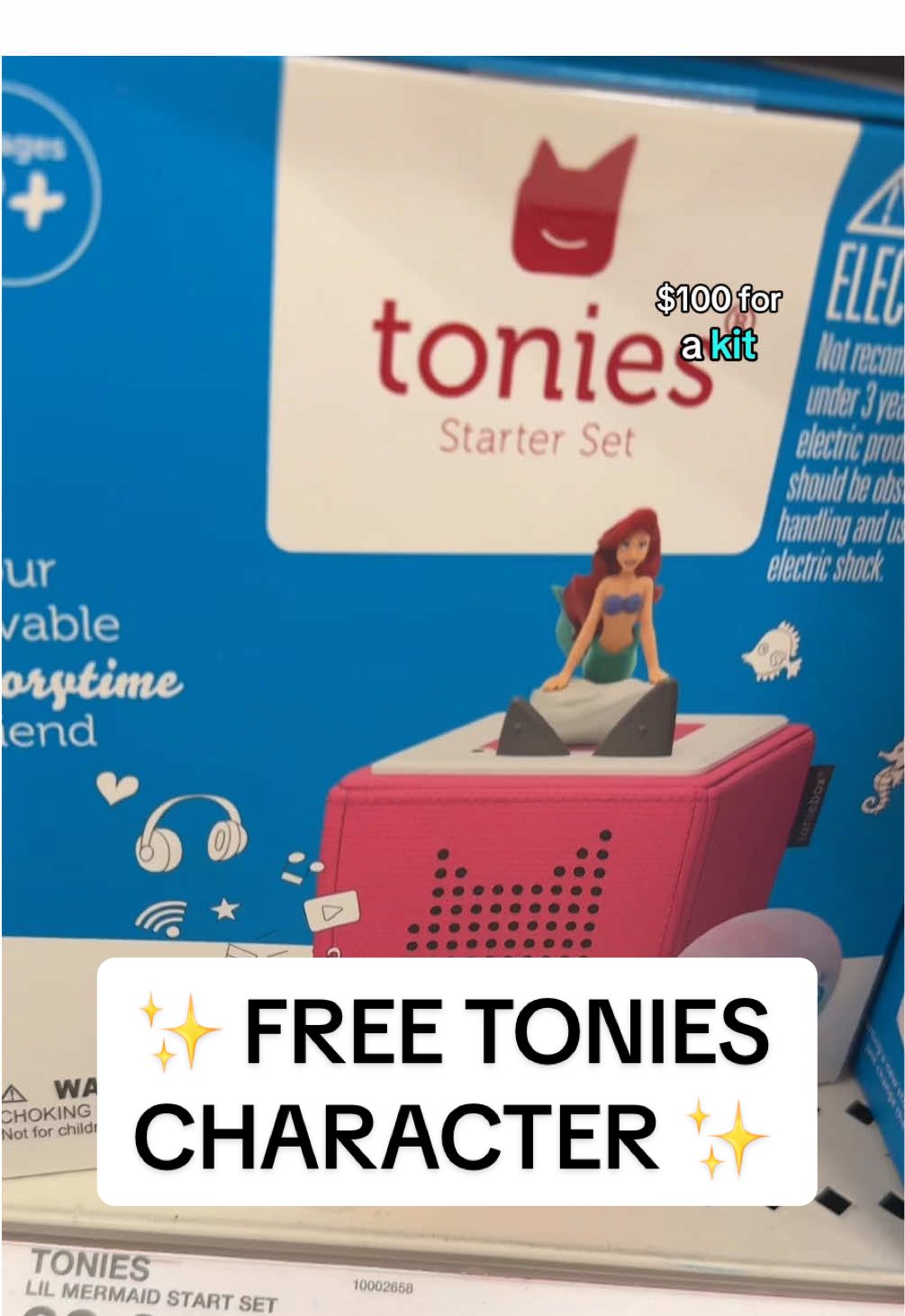 Tonies starter set on sale + coupon + free shipping + arrives before xmas. You can get an extra character w the savings and itll be less than retail price of the starter set alone! #toniesbox #tiktokshopholidayhaul #tonies #toddlergift #toniesset #toniebox #toniebox #christmasgiftideas 