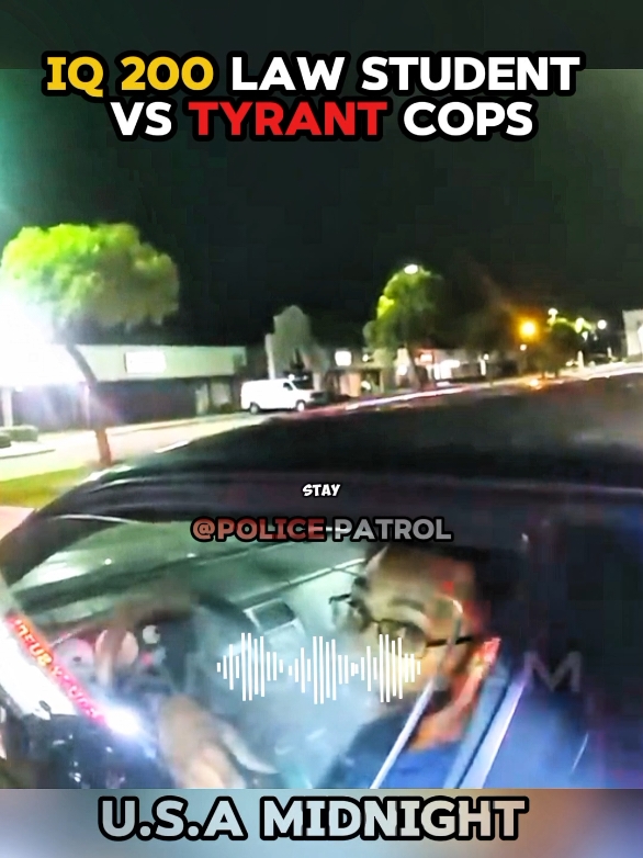 ◾When IQ 200 Law Student OUTSMART tyrant police officers in midnight❗ #cops #policetiktok #police #fyp 