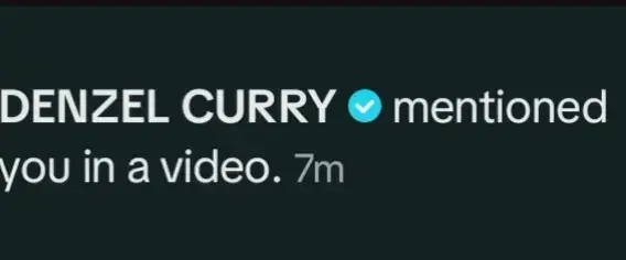 @DENZEL CURRY bro thanks for using my vid I love your music❤ #denzelcurry #stillinthepaint #KOTMS 