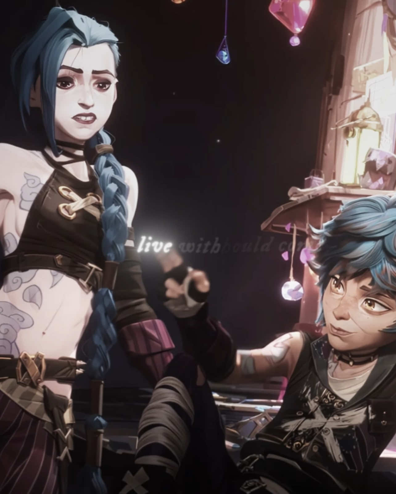 the way jinx saw herself in isha </33 | #arcane #arcaneedit #edit #ae #thaerchxr #jinx #jinxarcane #jinxedit #isha #ishaarcane #ishaedit 