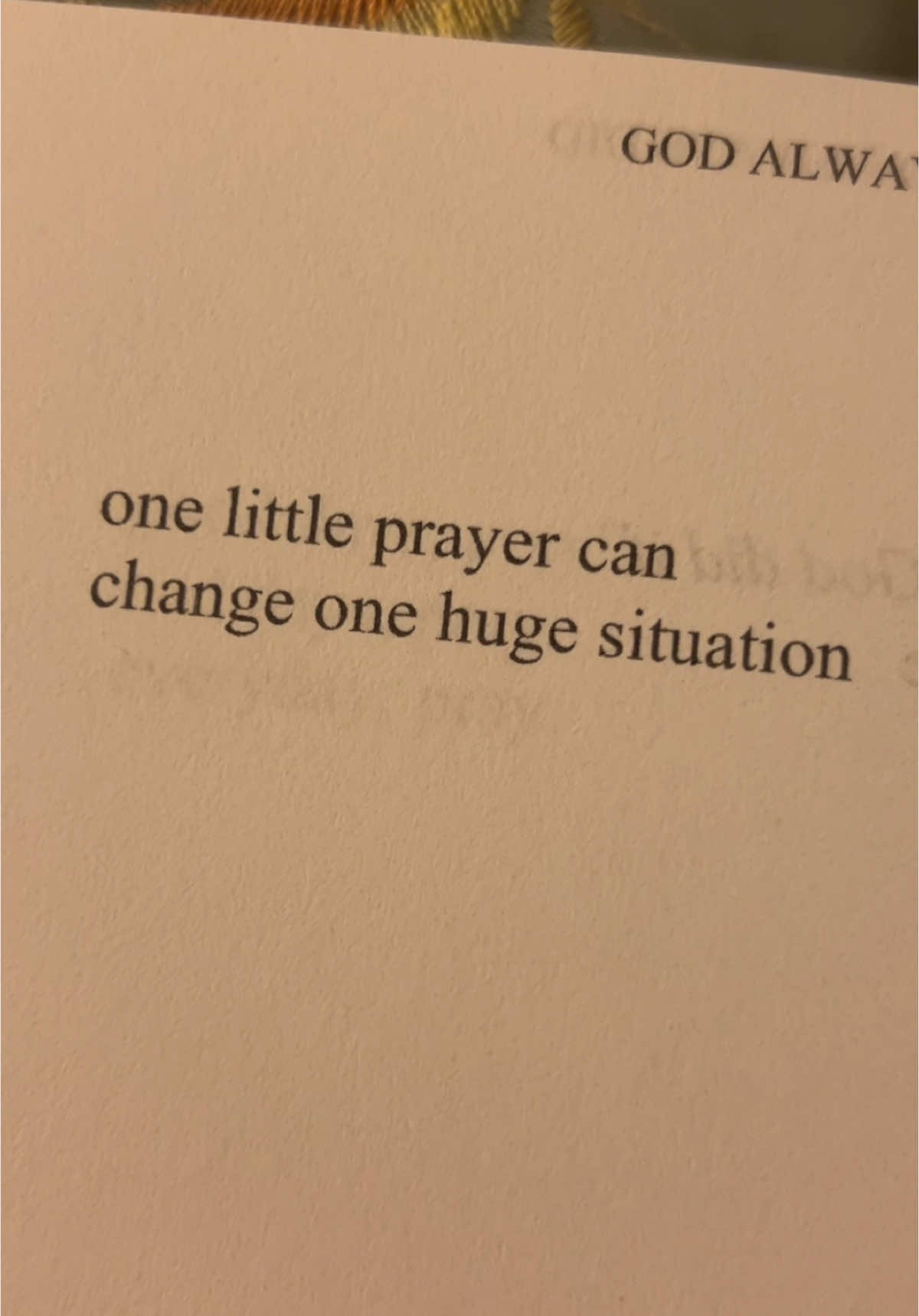 A prayer can change everything put your faith in God.  #foryoupage #God #faithtok #godtok #godquotes #godsblessings #thankyougod #godhasheardyourprayer #godlovesyou #prayersforyou #prayerscanmovemountains 