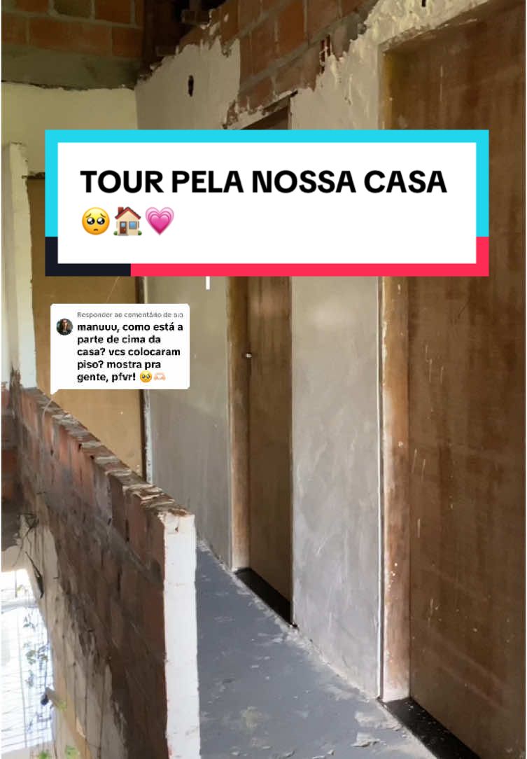 Respondendo a @вια Tour pela nossa casa 🥺🏠💗 parte de cima #fyp #bypobres #vidasimples #vidareal #minharealidade #tour #tourpelaminhacasa #Vlog #rotina #romantizandomivida #reforma #casa #minhacasa #reformandominhacasa #homedecor #hometour #viral_video 