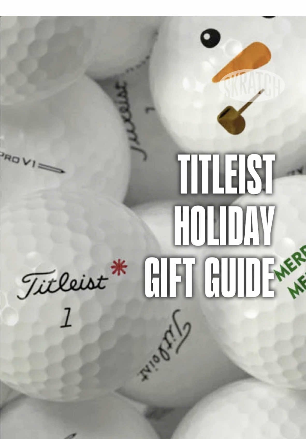 C'mon, Santa, bring on the goods! Presenting the 2024 @Titleist gift guide.