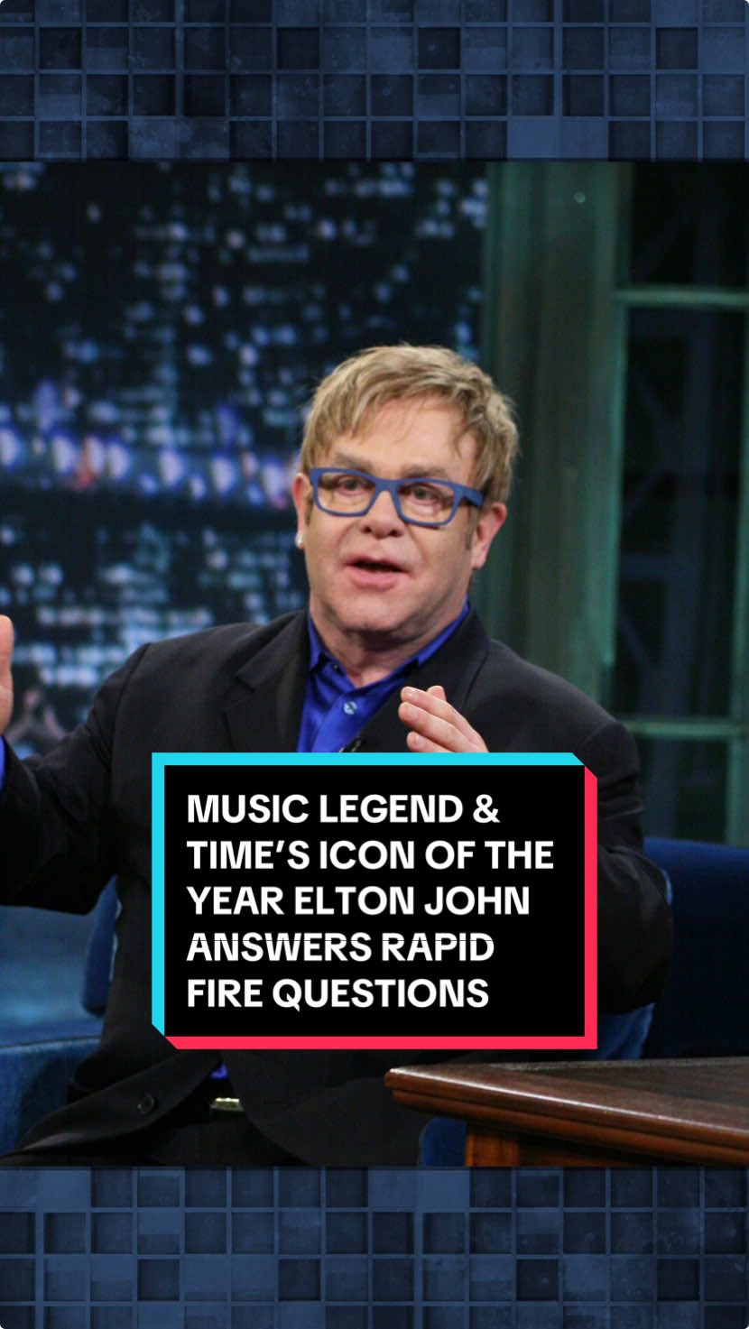 Music legend and @Time Magazine’s Icon of the Year @Elton John answers rapid fire questions about the most perfect song he’s recorded, his favorite song to play live and more! #FallonFlashback #EltonJohn #TIME #JimmyFallon  Original Air Date: 03/31/2011 (Late Night with Jimmy Fallon) 