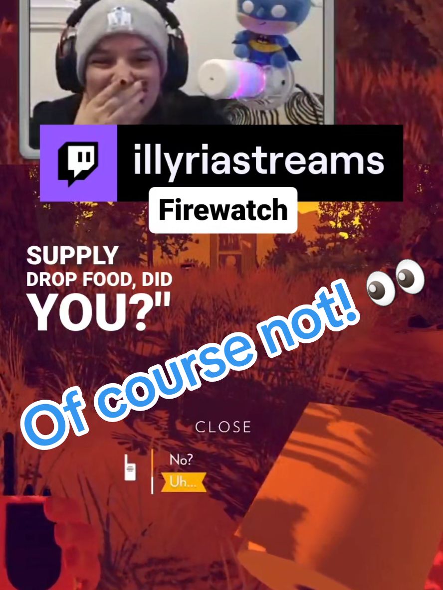 What happens when Henry is a greedy b*tch! 😂😅 LIVE streaming Saturdays --> twitch.tv/illyriastreams  #Twitch #TwitchClip #Streamer #Stream #Clip #StreamClip #Game #GameClip #GamingClips #VideoGame #PS5 #PlayStation #PlayStation5 #CasualGamer #GirlGamer #Firewatch #FirewatchGame #Hiking #Supply #Food #Henry #Delilah #HavingFun #LetsPlay #Funny #FunnyVideos #Supplies #Gear #ADHD #Greedy #Yoink #Gank #Discovery #BatQueen #BatFriends #BatCave #BatCave🦇 #IllyriaStreams #Millennial #Millennials #MillennialsOfTikTok #Mystery #Forest #Park #ParkRanger #Backpack #fyp #fy #fypシ #fypシ゚viral #Viral #foryoupage 