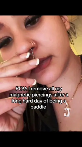 #Inverted #fypシ #magnetic #magneticpeircing #fypシ゚viral #foryourpage #baddie #blasian 