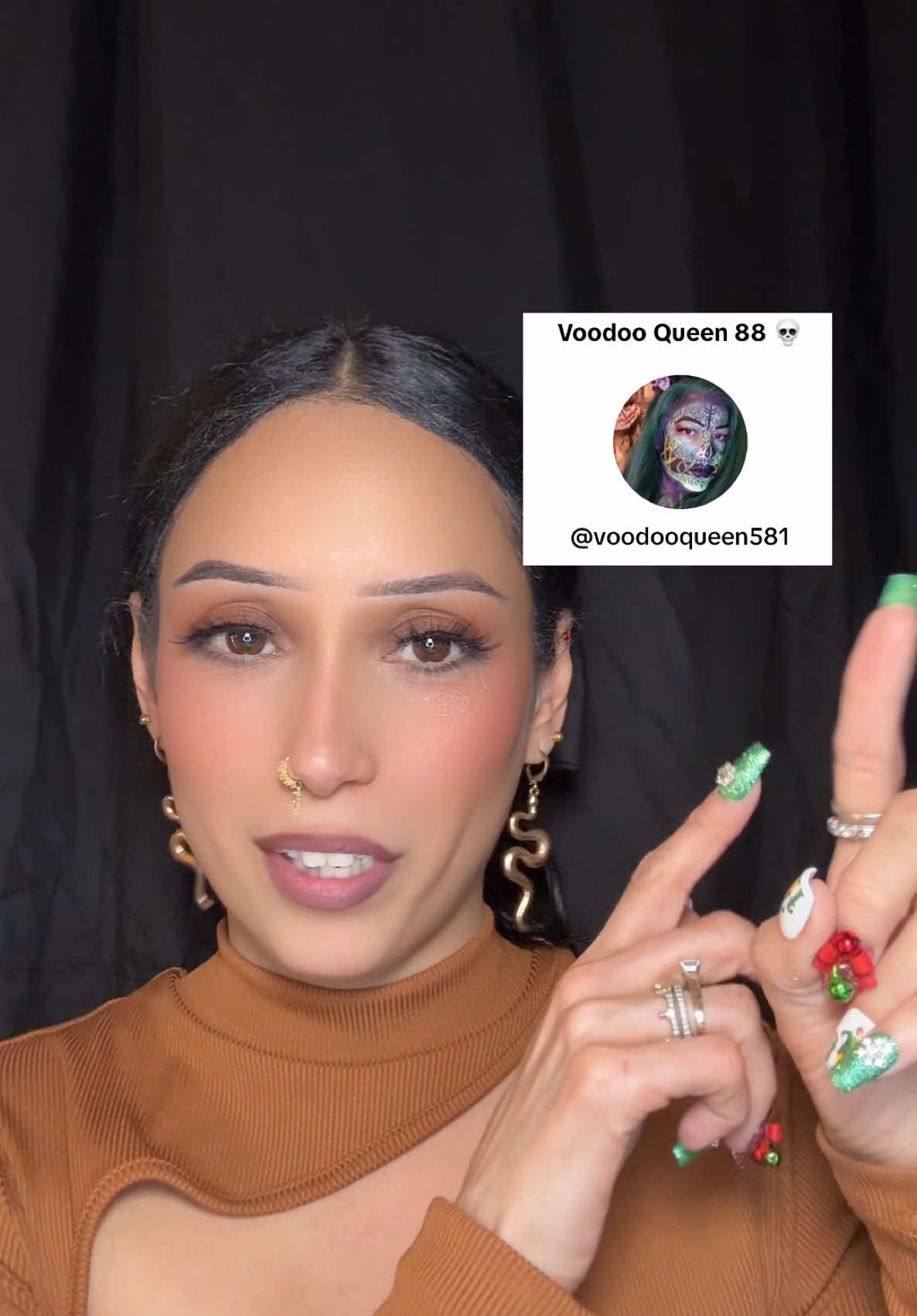Congratulations to our fifth 12 days of giveaways winner @Voodoo Queen 88 💀  Tomorrow the sixth one will be  announced so just follow the rules by 1 )Tagging three friends in the comments 2) hit the + button 3) like this video Good luck ##Makeup##MakeupGiveaway##12DaysOfChrist mas 1d