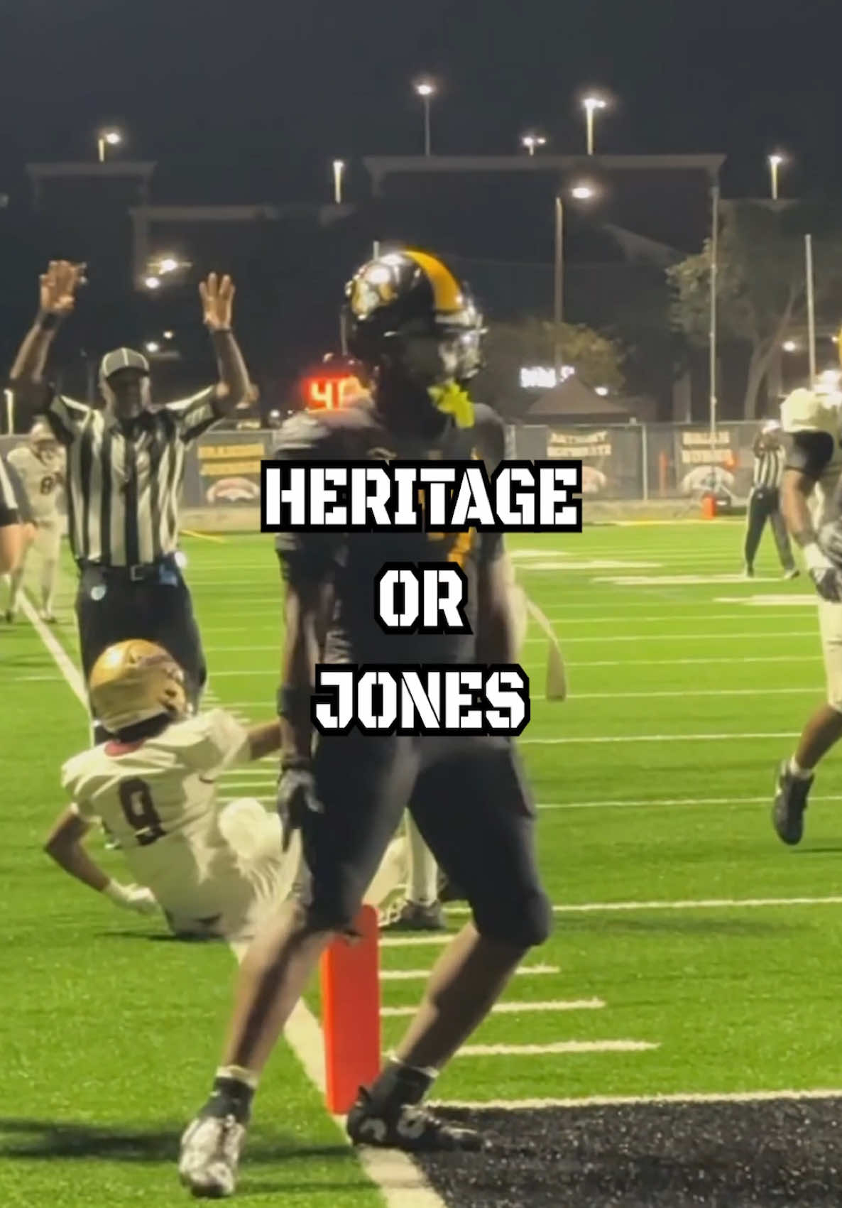 Heritage vs Jones boutta be a movie 🍿 #americanheritage #jones #florida #state #championship #highschool #d1 #football