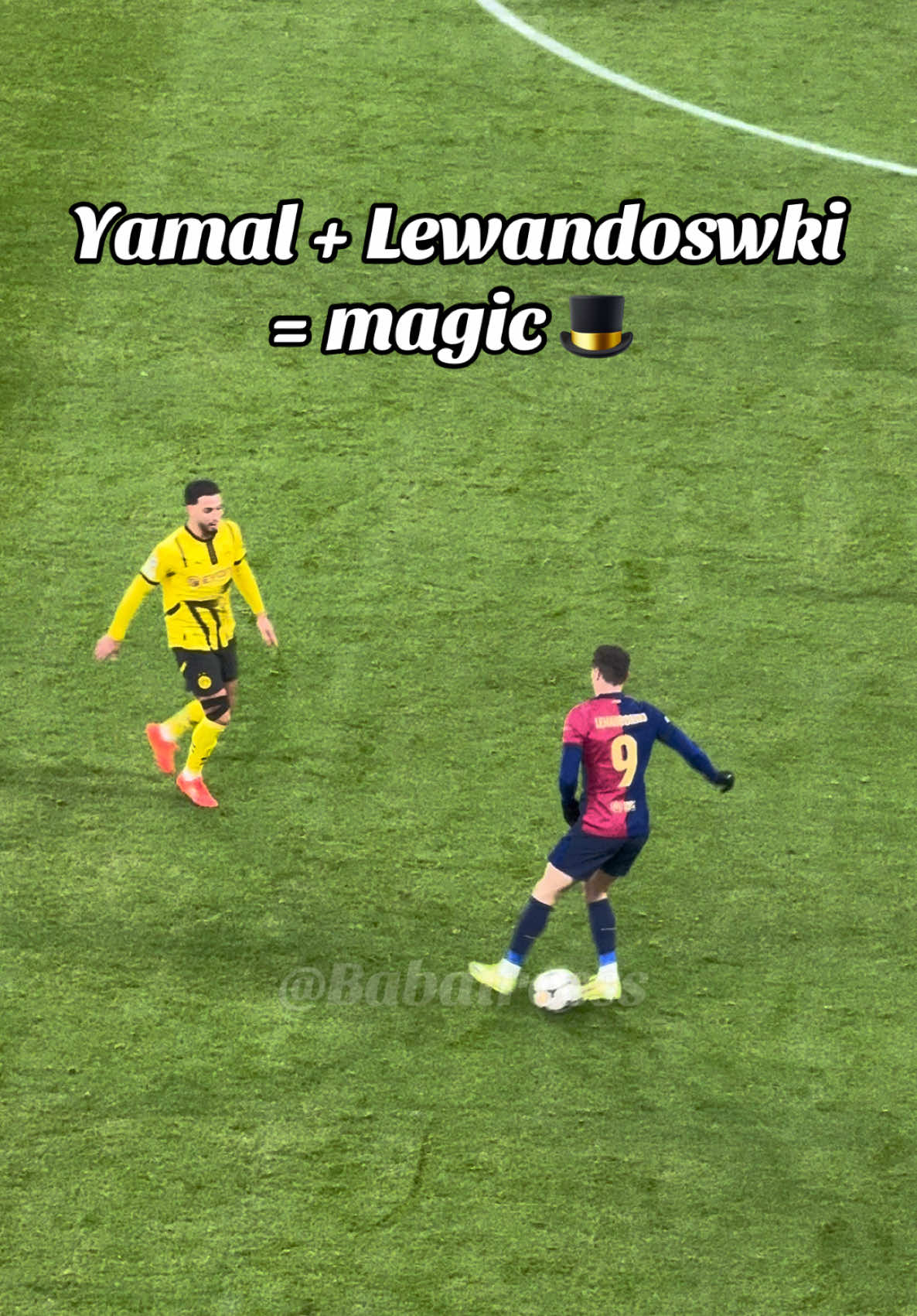 #lewandowski #lamineyamal #skills #2025 #championsleague #cl #barca #fcbarcelona #dortmund #bvb #assist #goal 