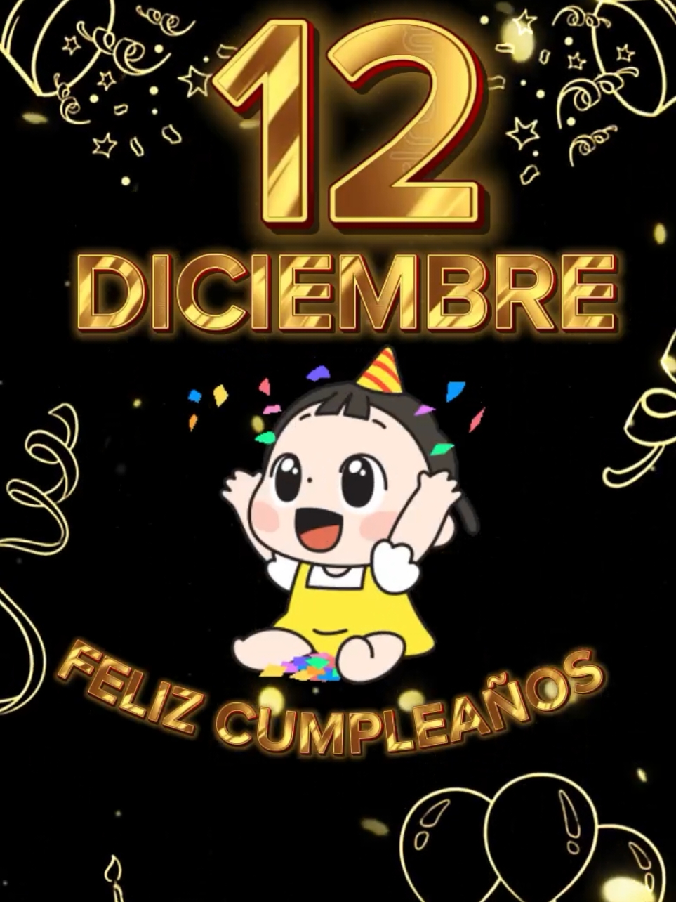 Feliz cumpleaños para dedicar🥳🎁🎂#felizcumpleaños #felizcumpleaños🌹🎂🧁🎁🎉🎊 #paradedicar #12dediciembre #felizcumple #felicidades #felizcumpleaños #Viral #fyp #CapCut #parati #felizcumpleaños #felizcumpleaños🌹🎂🧁🎁🎉🎊 