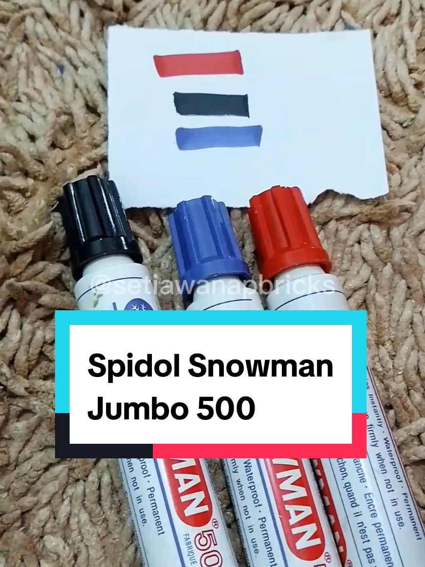 Spidol Snowman Jumbo 500. Yang berminat boleh cek keranjang kuningnya ya kak, terima kasih 🙏 #spidol #spidolsnowman #spidolwarna #spidolajaib #spidolmurah #murah #belilokal #hargajuara #wibgajian 