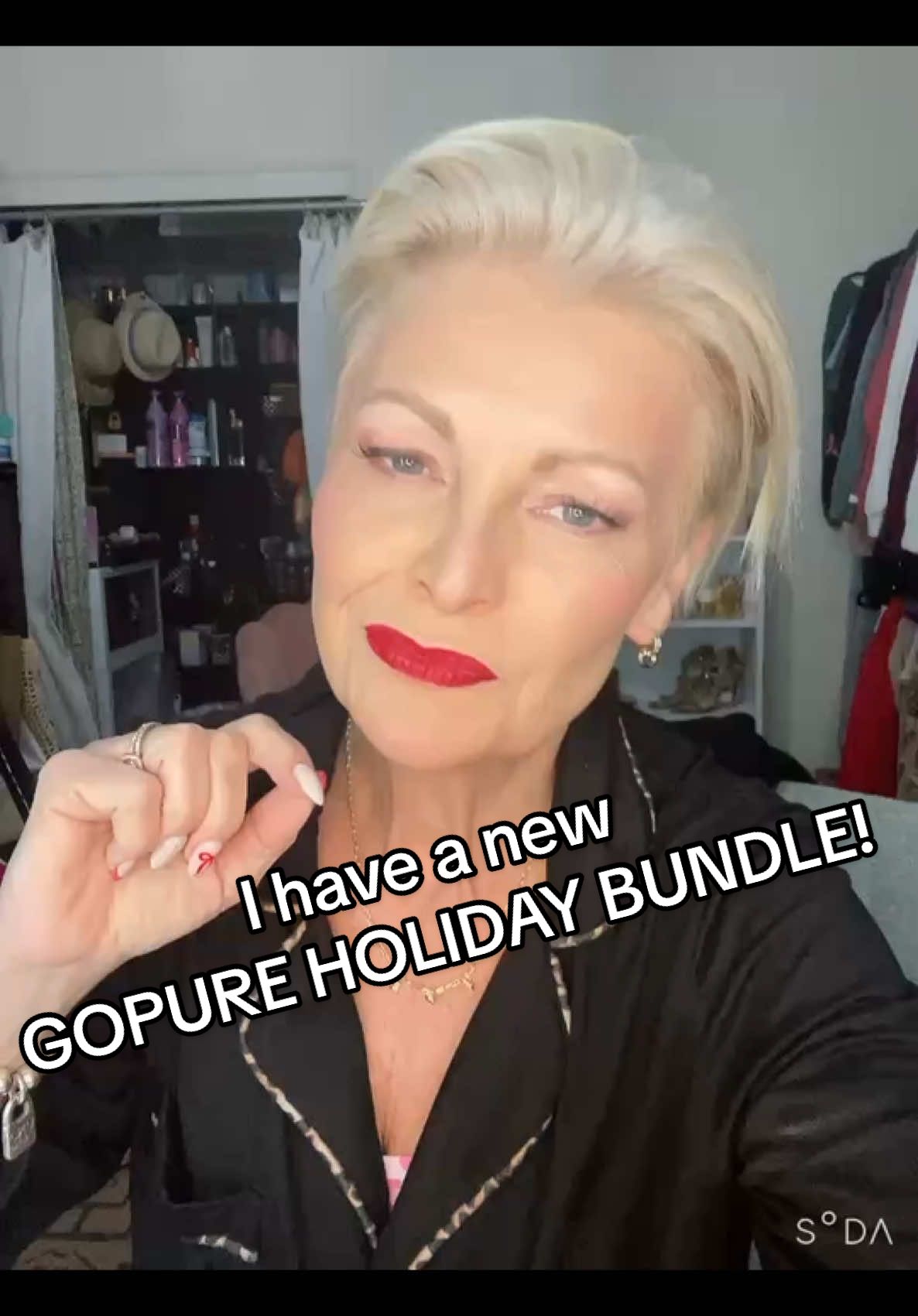 I have a new Gopure bundle, y'all! And she won't last forever. A great deal on some of my favorite items PLUS they'll send you a free set of reusable Gopure eye masks with purchase 🥰 #gopure #gopurebundle #skincare #affordableskincare #matureskincare #matureskin #skincarebundle #heyshug #womenover40 #skincareover40 #eyemask #antiaging #moisturizer #vitamincoil #faceserum #tiktokshopholidayhaul #tiktokshopcreatorpicks #giftguide #SelfCare #skincareisselfcare #treasurefinds #ttsbeautybesties #ttsbeautykit #skincareroutine @Gopure 