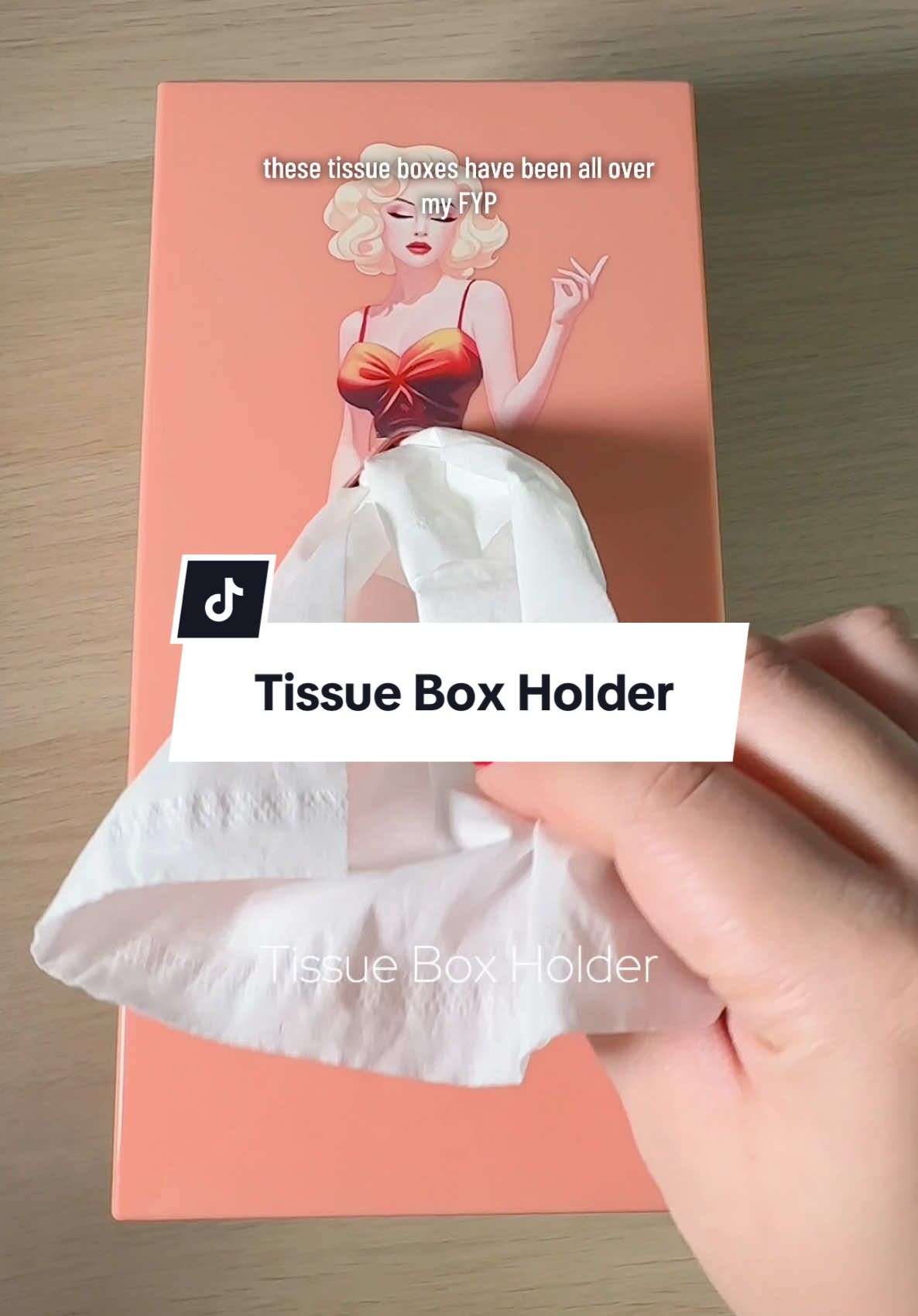 This tissue box is so cute! #tissuebox #tiktokshopfinds #tissueboxholder #tissues #tissue #homedecor #tiktokshopholidayhaul #giftsforher #toptierdecember 