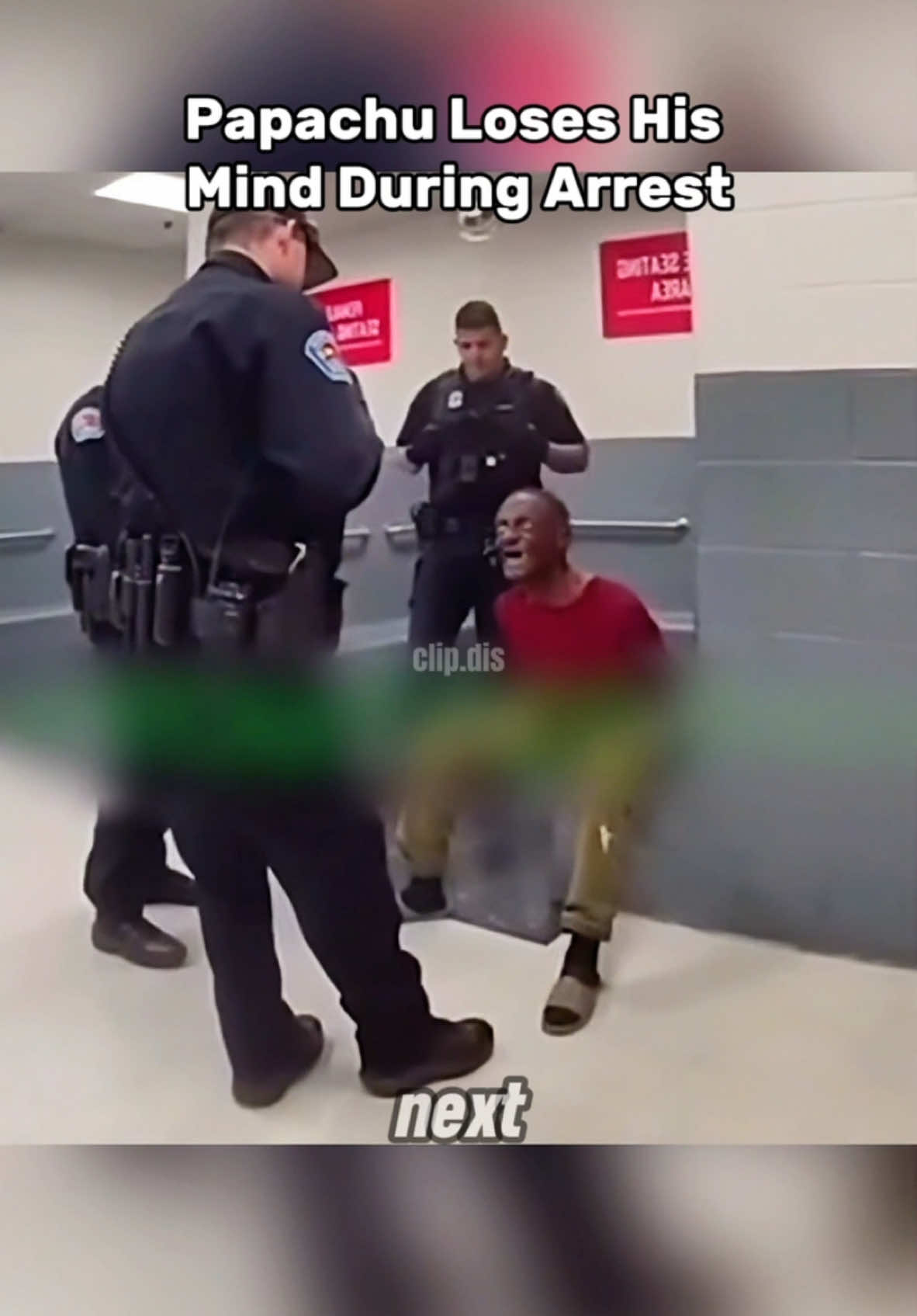 Papachu’s arrest footage shows him arguing with the police officers while in custody. He was spontaneous and even lashed out at one of the nurses. 💀 What do you think happened here? 😭  #papachu #fypシ #bodycams 