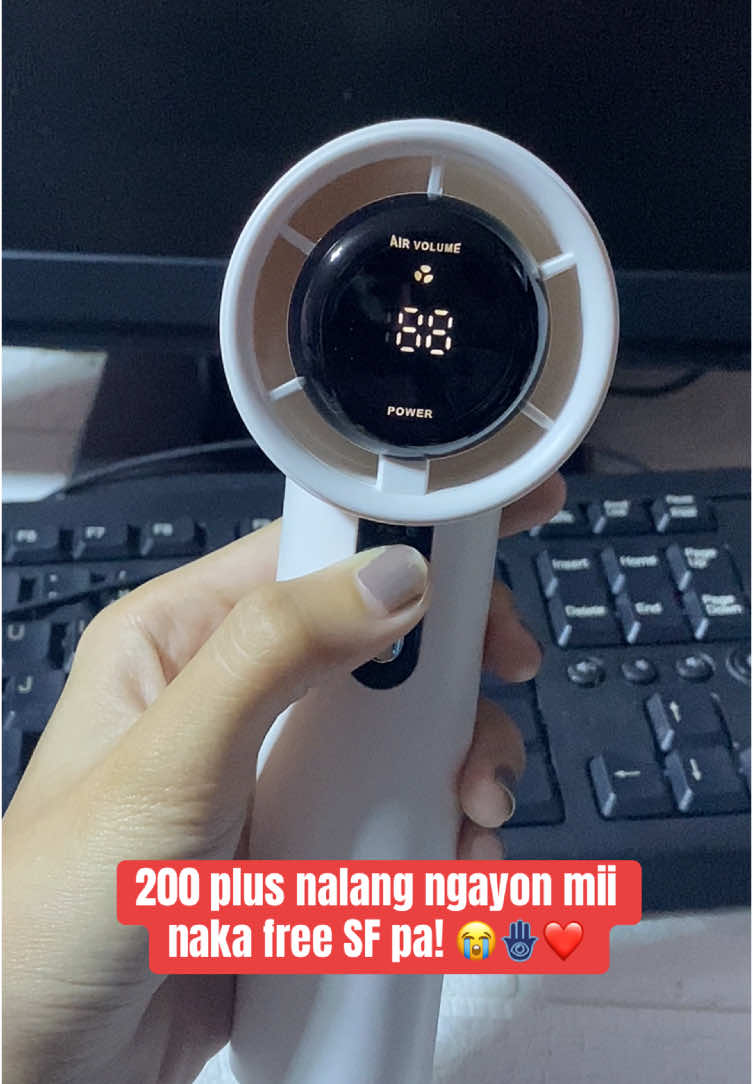 Grabe kana talaga tiktok 😭😭 ang muraaaa #turbofan #minifan #minifanportable #rechargeable #rechargeablefan #fyp 