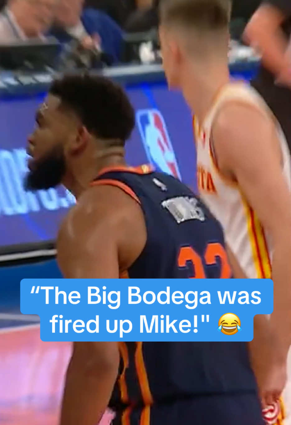 #DorisBurke and #MikeBreen said #KAT’s nickname 😂🔥 #knicks #NBA 