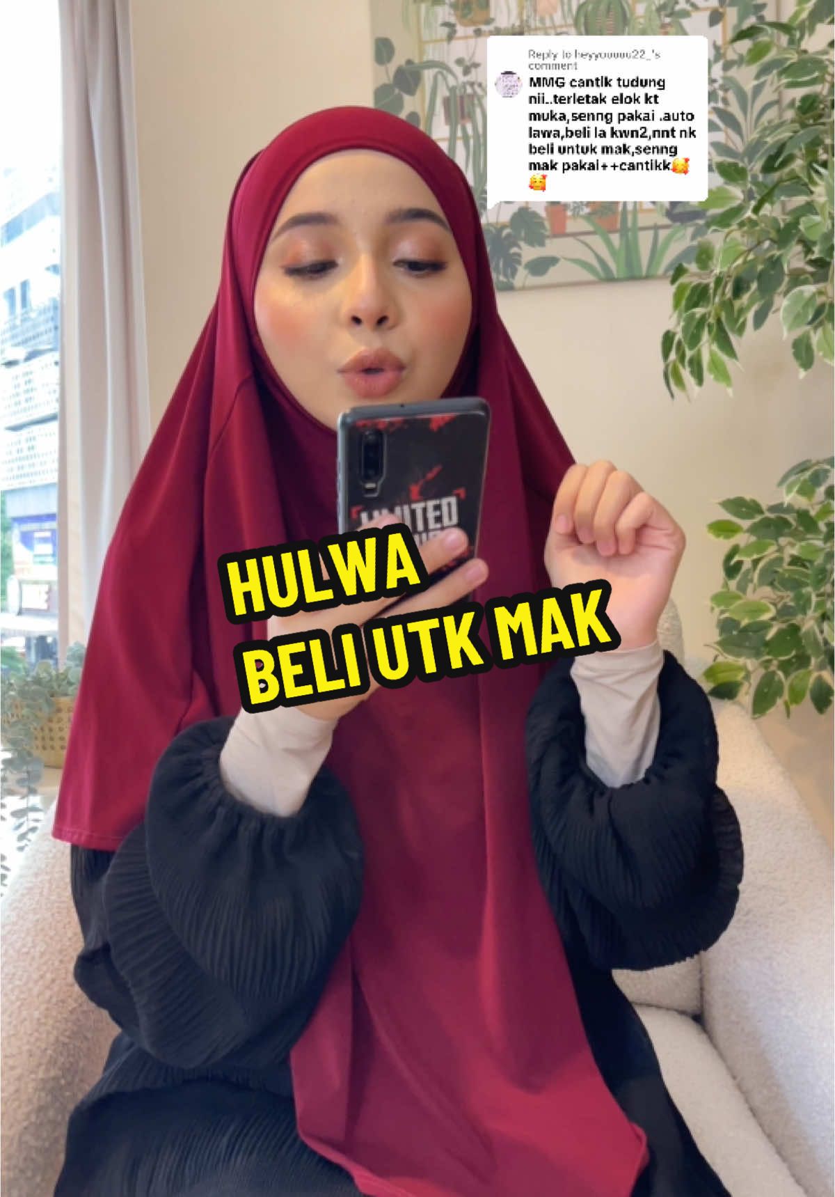 Replying to @heyyouuuu22_ berbaloi hadiahkan utk mak kan? #tudungqainisa #tudung #tudunglabuh #tudungberdagu #tudungsarung #tudunginstantsarung 