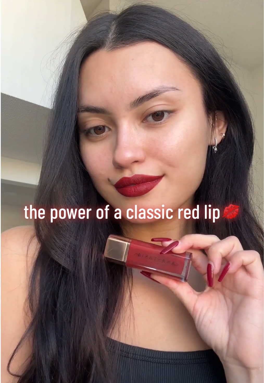 Wise words from @The Lipstick Lesbians ❤️ red lips never looked more beautiful than in the moussey velvety texture of Lip Velvet in shade Crimson! Don’t miss out on this exclusive holiday shade only on #TikTokShop while supplies last 💋 #ABHLipVelvet #ABHHOLIDAY #ABHTTS #TikTokShopHolidayHaul #TikTokShop #ABH #fallmakeup #wintermakeup #eyeshadowtutorial