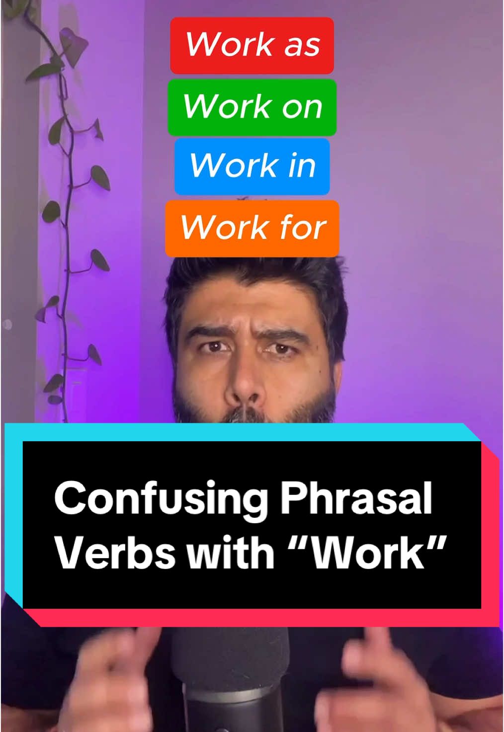 confusing phrasal verbs in English #ingles #englishlearning #english #englishteacher 