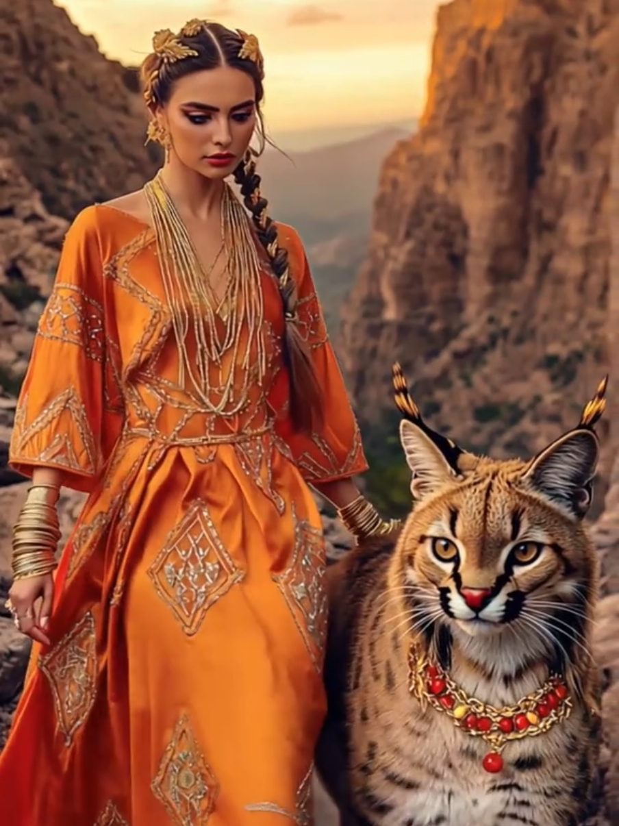 Majestic Women and Their Legendary Beasts 