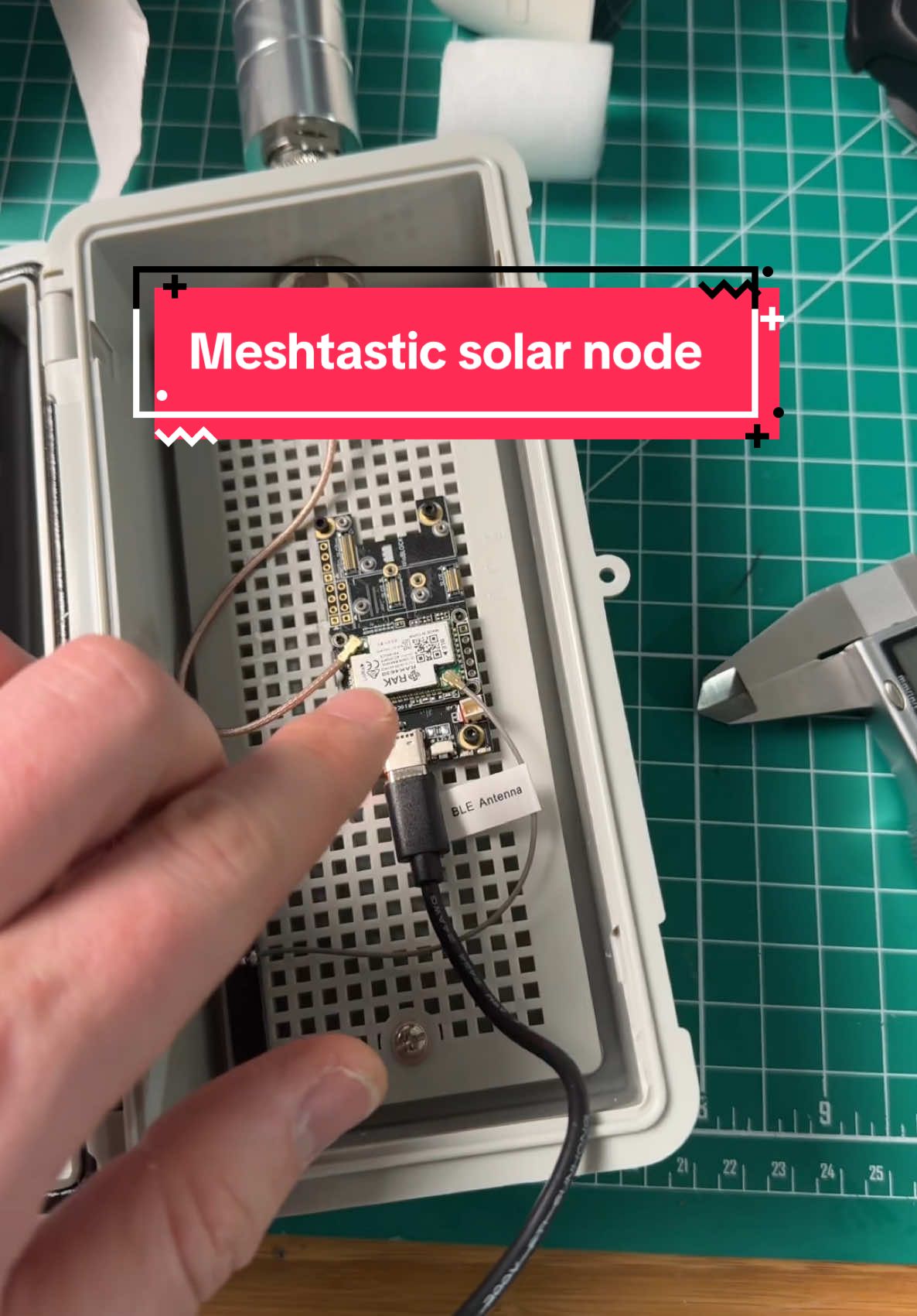 A very brief overview of my first #meshtastic  outdoor solar node. 