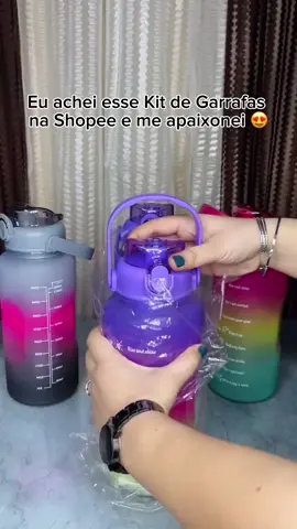 se liga nessas Kit de 3 Garrafas muiito em conta!! . . . .  . . . . . . . .   . . #shopee #achadosshopee #fyp 